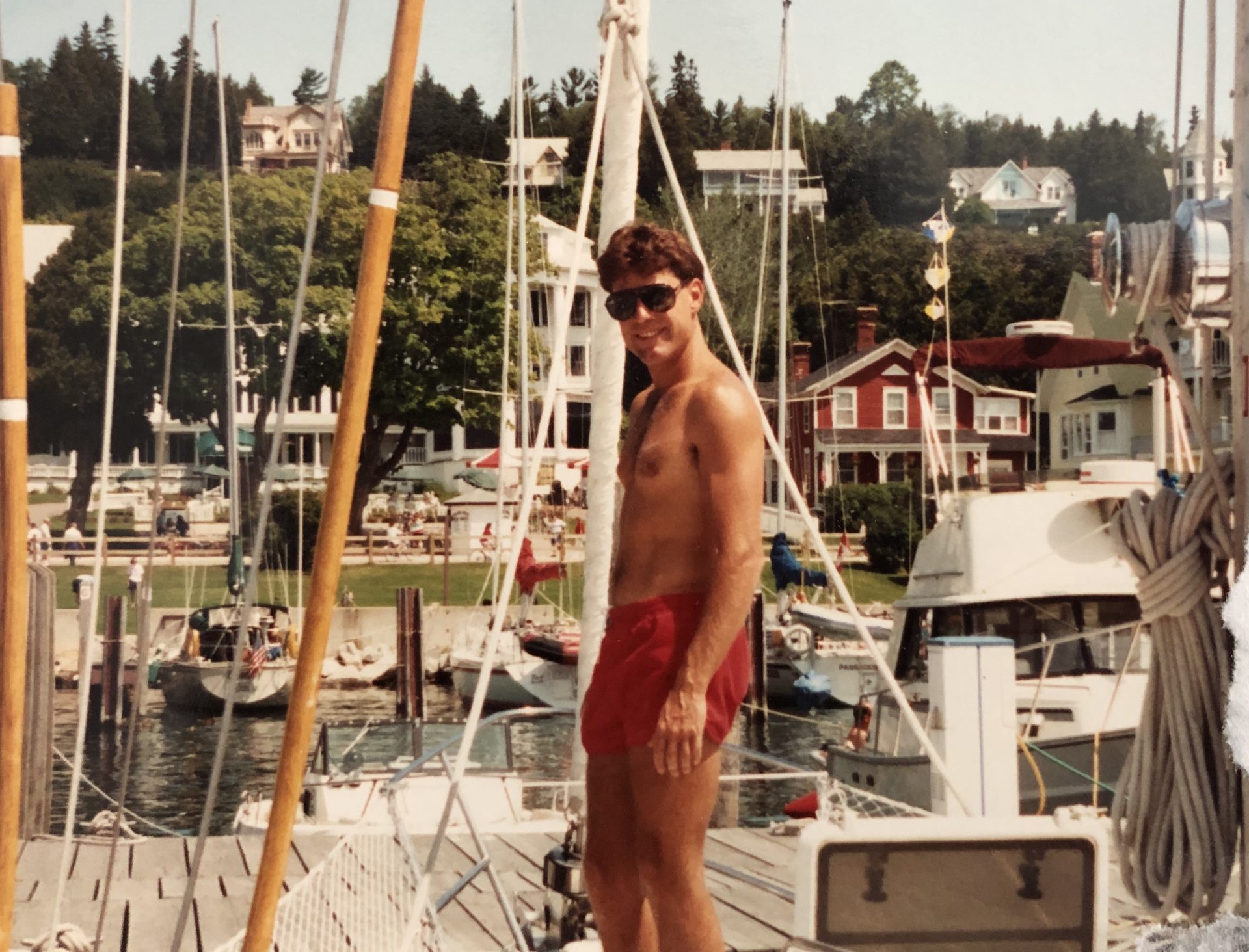 Tom with another beautiful day for being in the water!