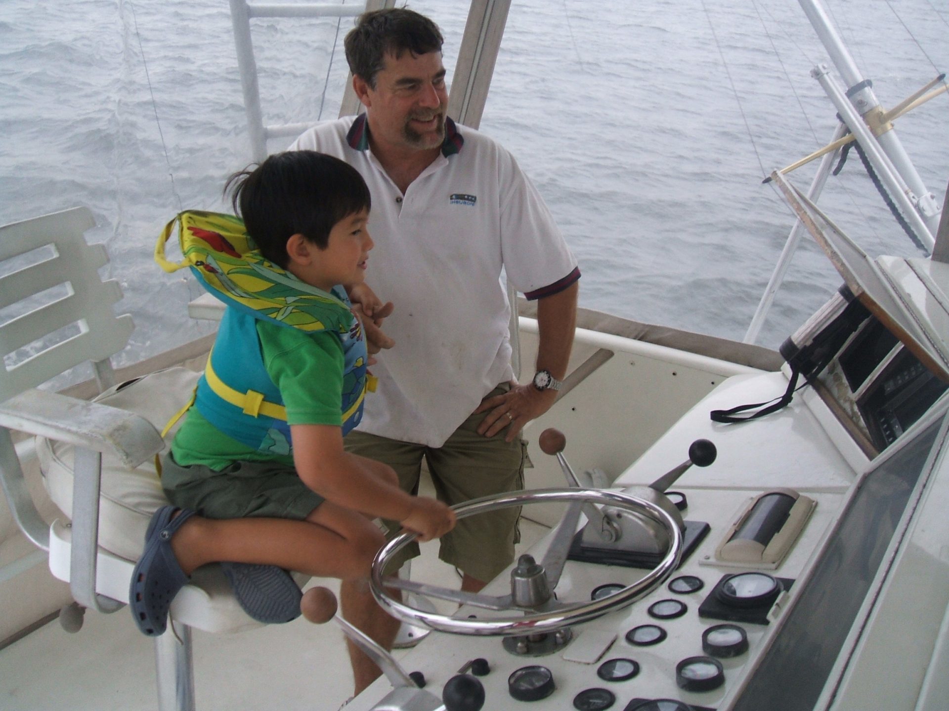 Let's go boating with Tom and Corbin, somewhere in MD.