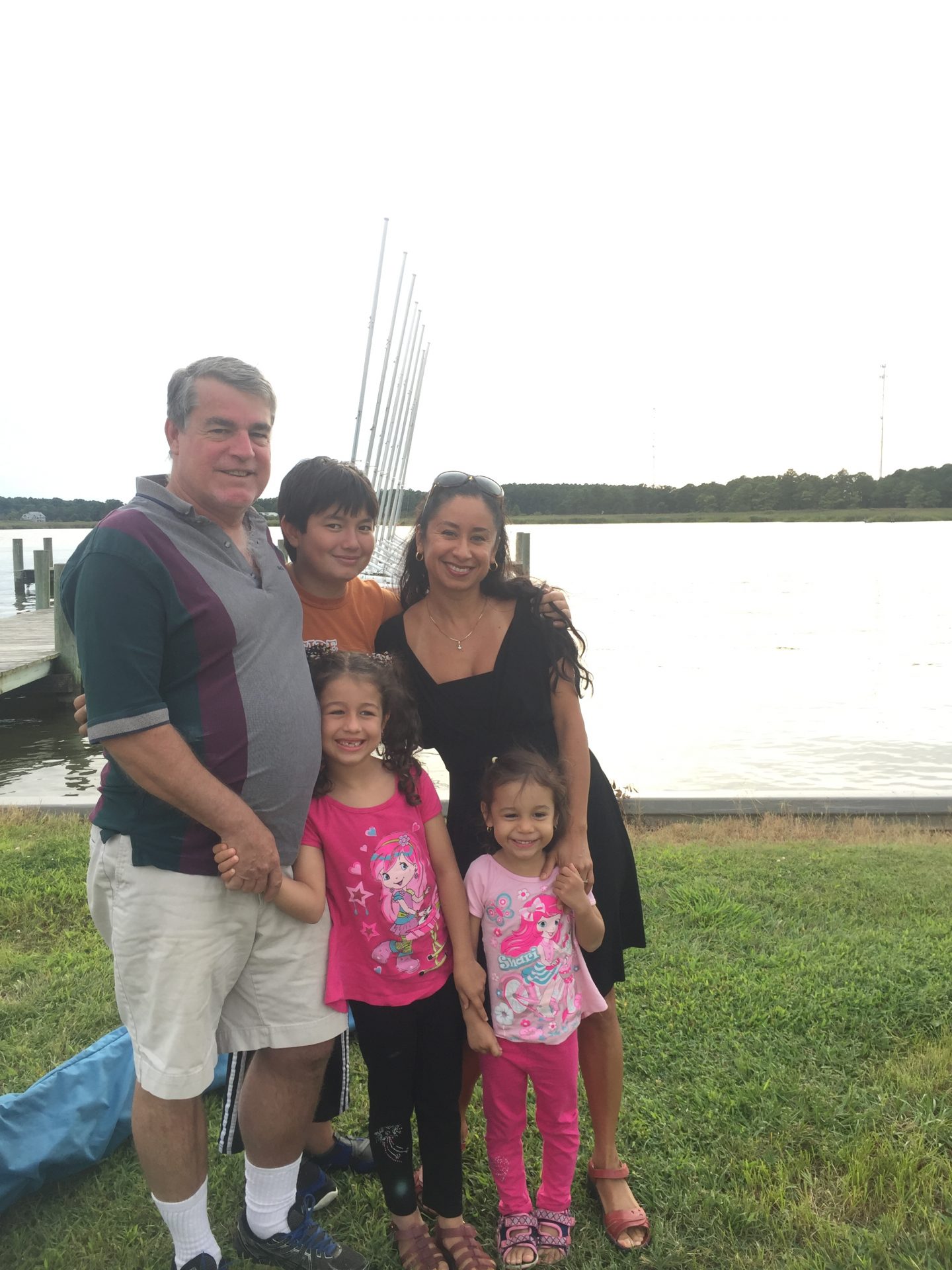 Visiting Corbin at the Kent Island Yacht Club, MD,