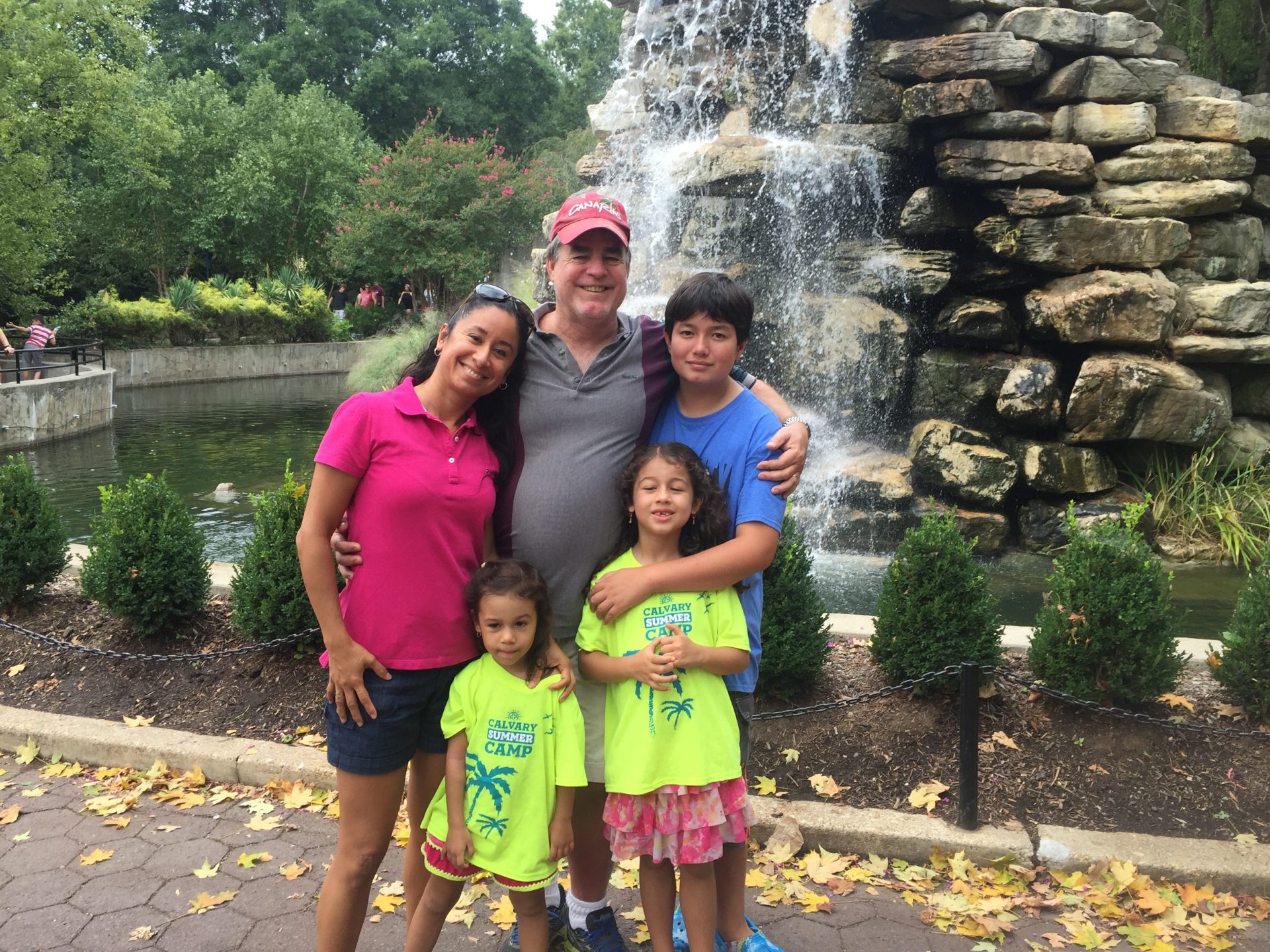 Tom and family at the National Zoo.