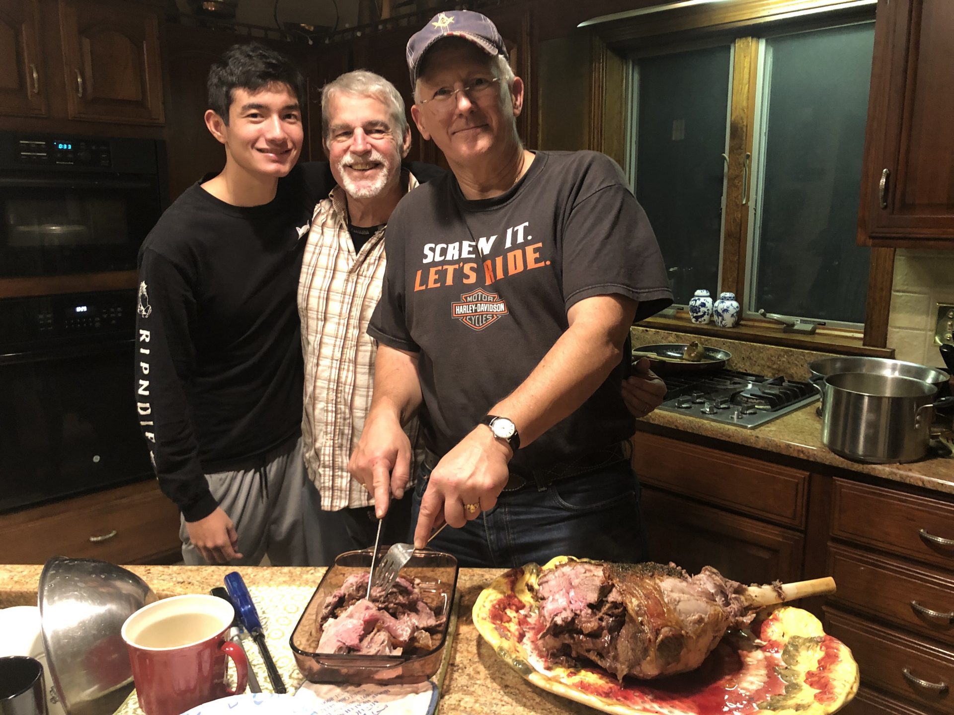 Corbin, Tom & Ward.<br />
Thanksgiving 2019 in Massachusetts