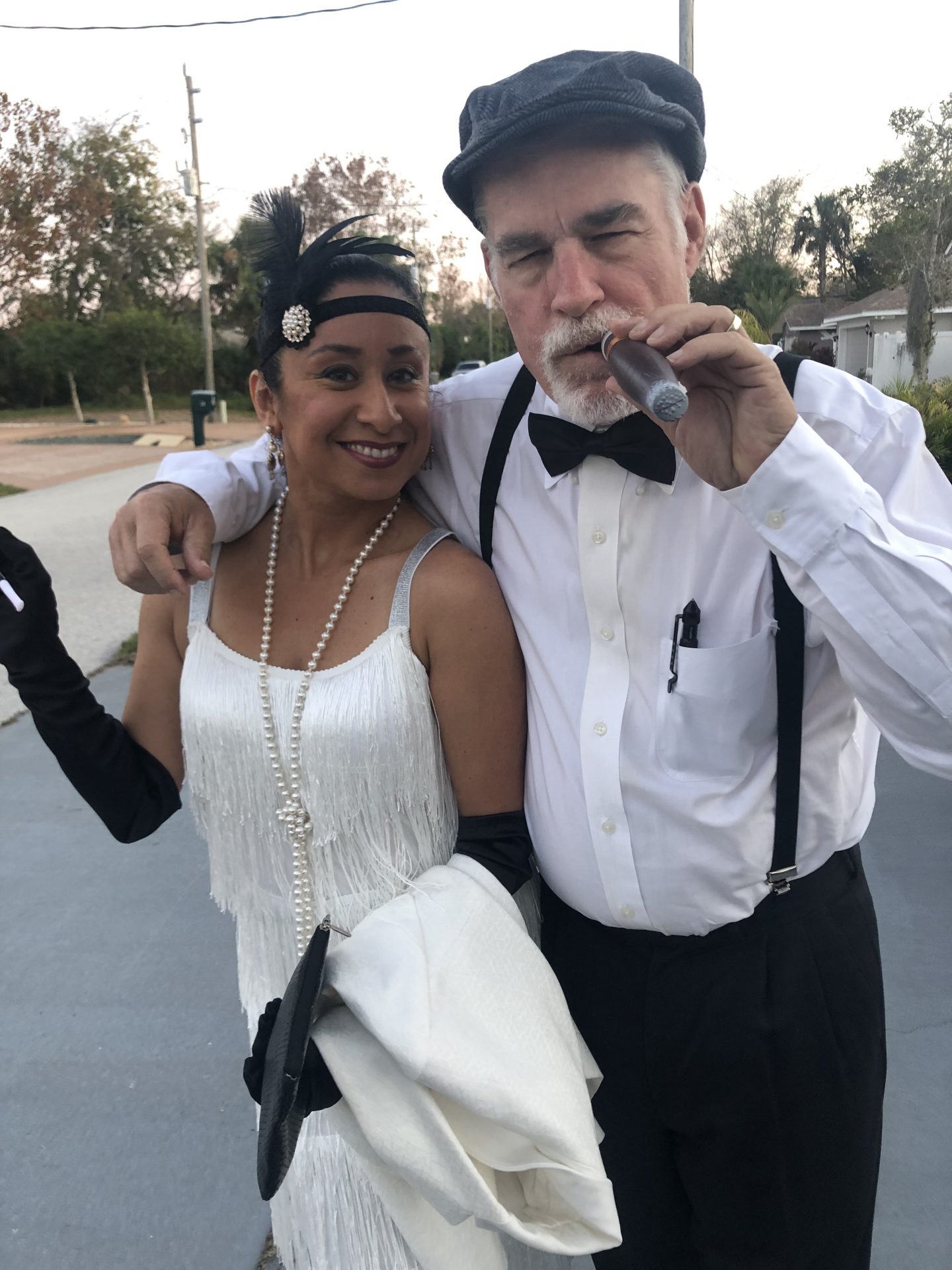 Tom and Jessica,<br />
1920's business party at the Hammocks, Palm Coast.