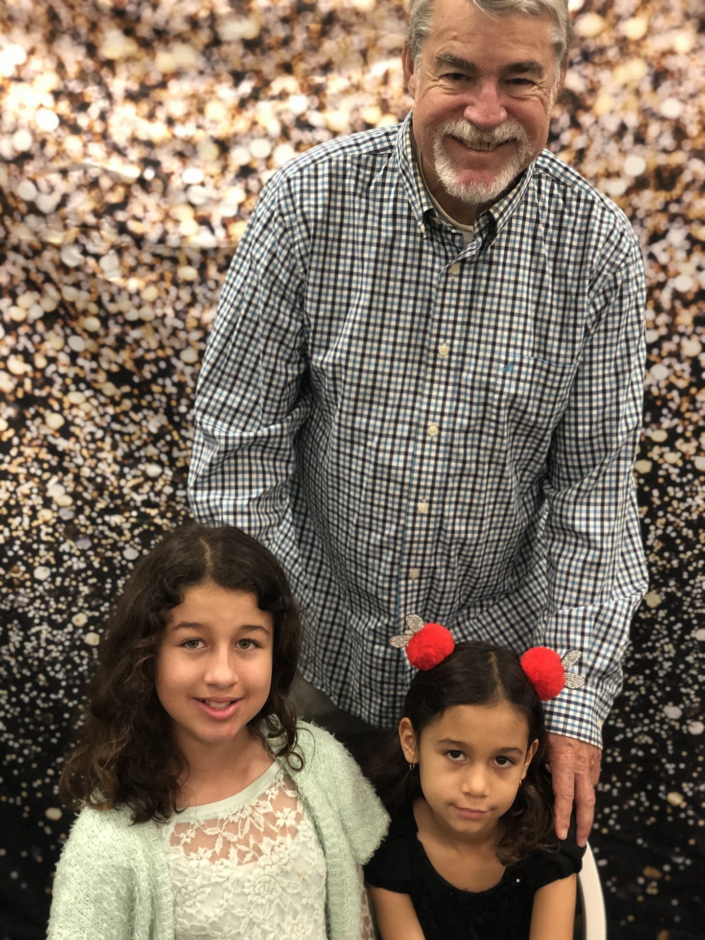 Tom and girls at the 1st School Father/Daughter Sweetheart Dance.<br />
Feb, 11th 2020