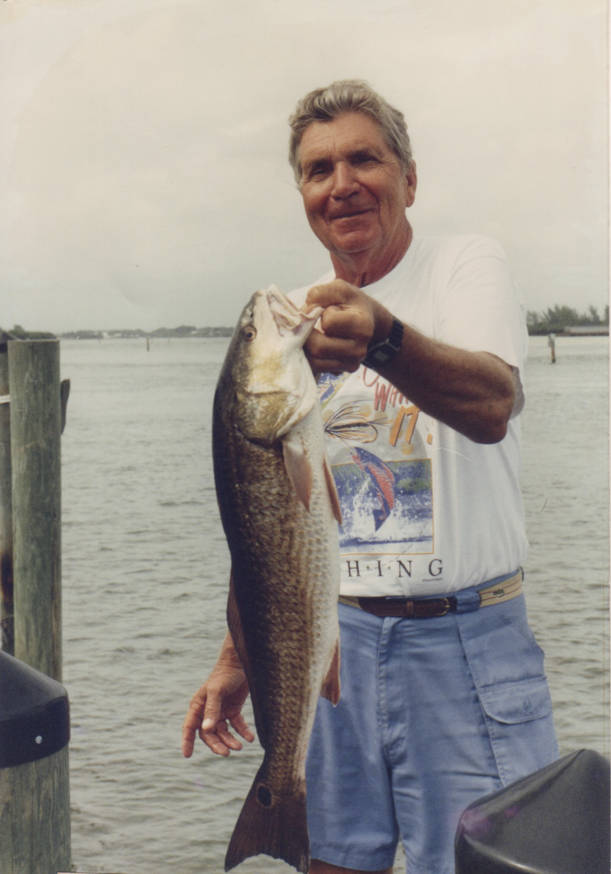 1995 - Richard fishing at Boca Grande