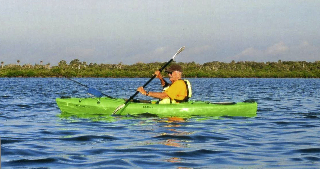 2014 - Richard kayaking in New Smyrna Beach