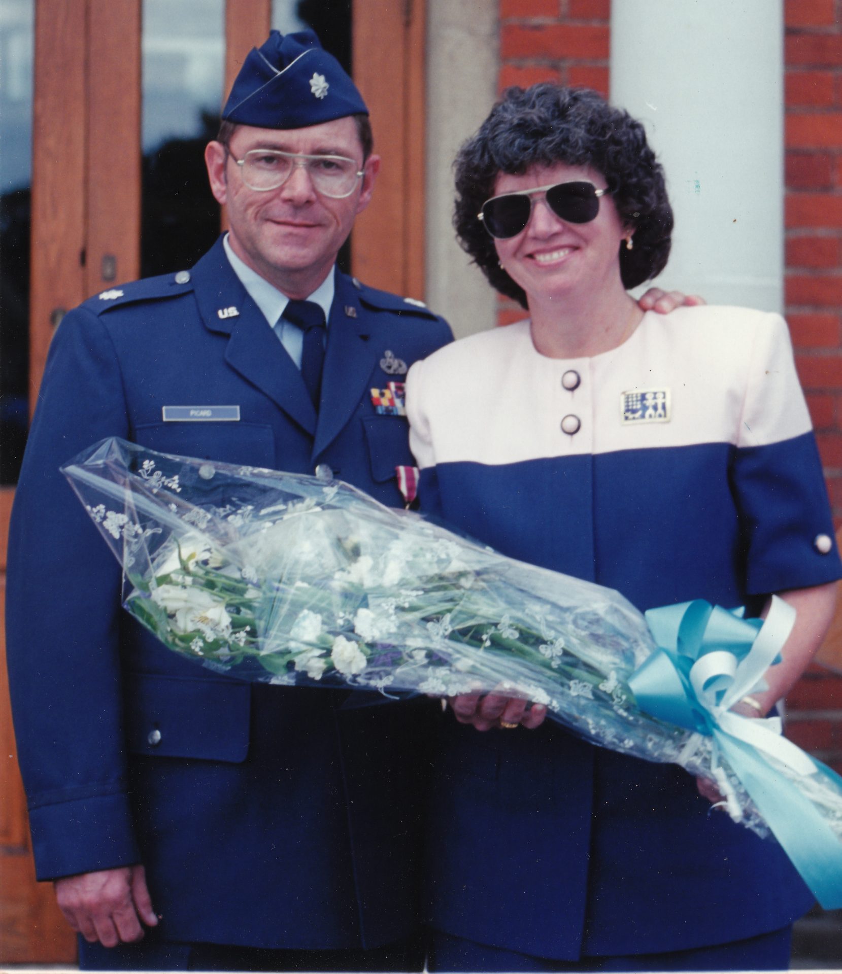 Don on the day he retired from the Air Force