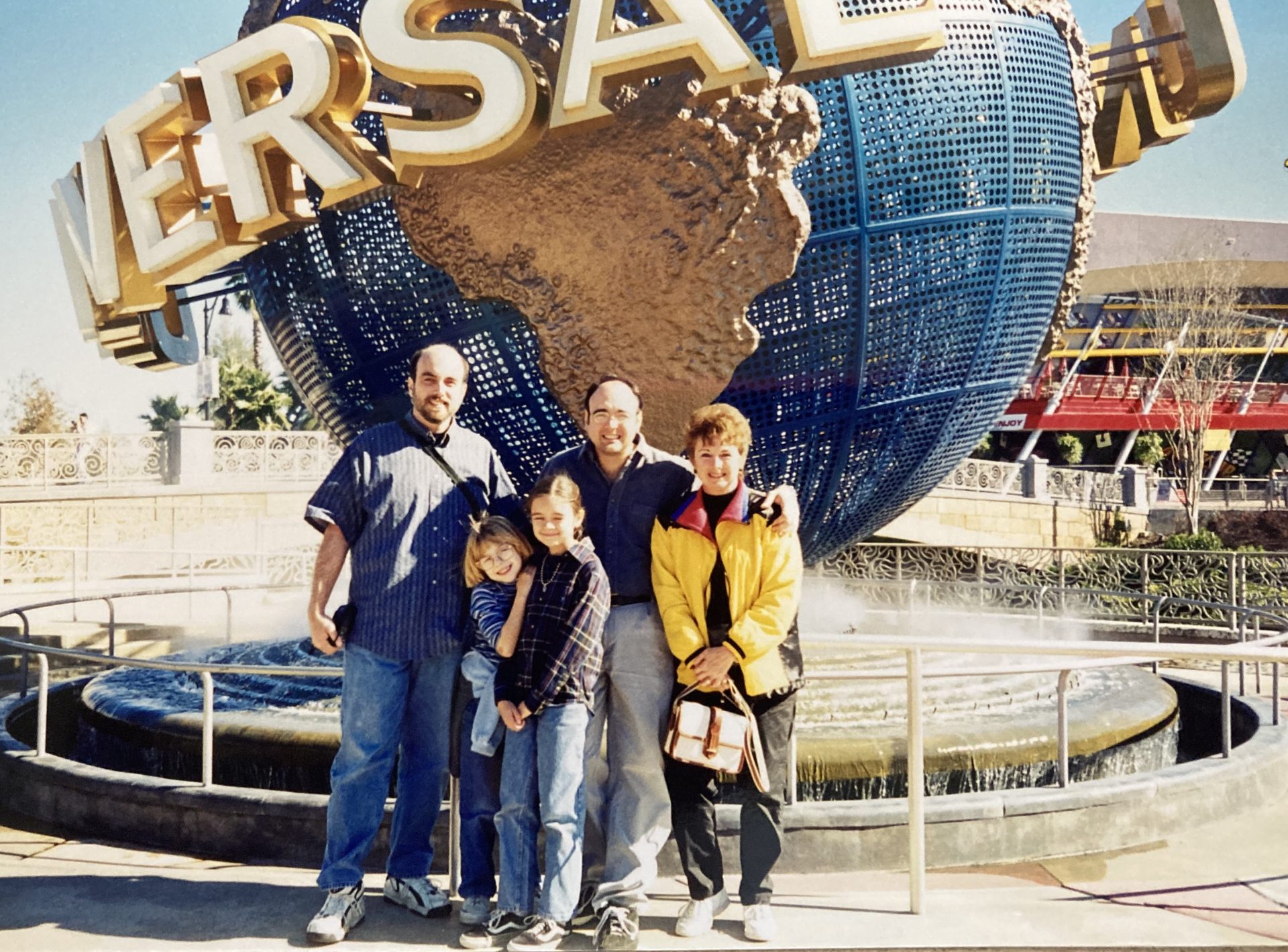 Universal Studios with Grandma and the kids.