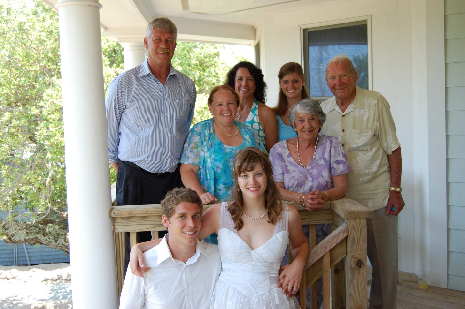 Helen & family at Kyle's wedding