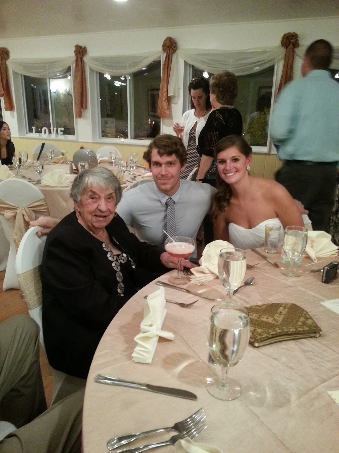 Helen and grandchildren, Kyle & Aspen