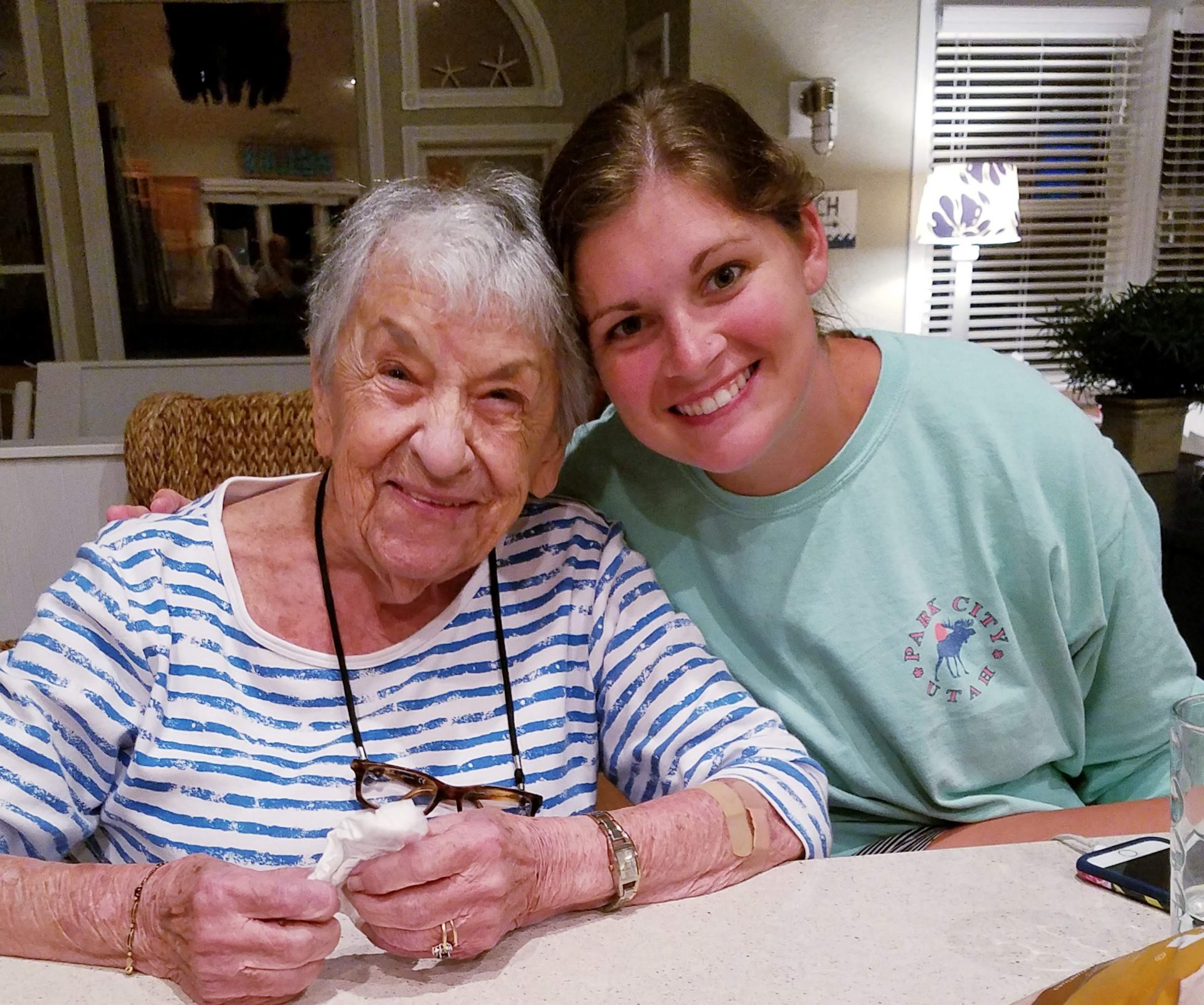 Helen & Aspen (granddaughter)