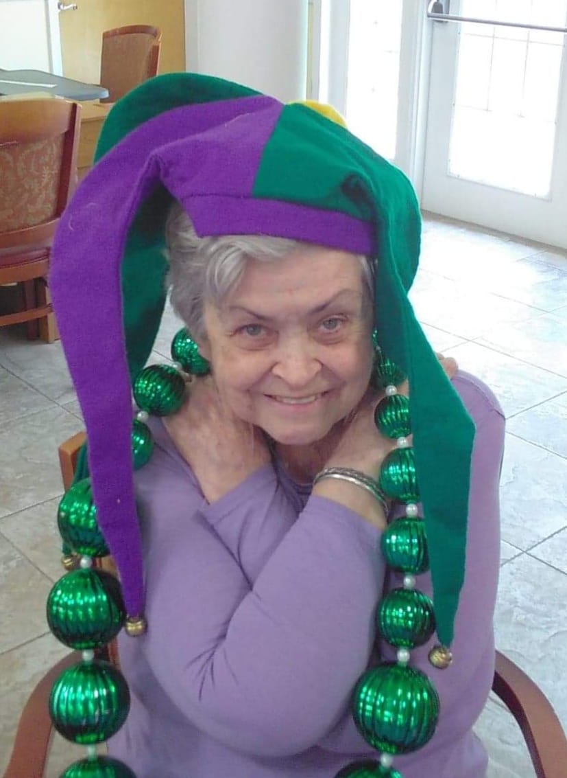 Mardi Gras at Assisted living home