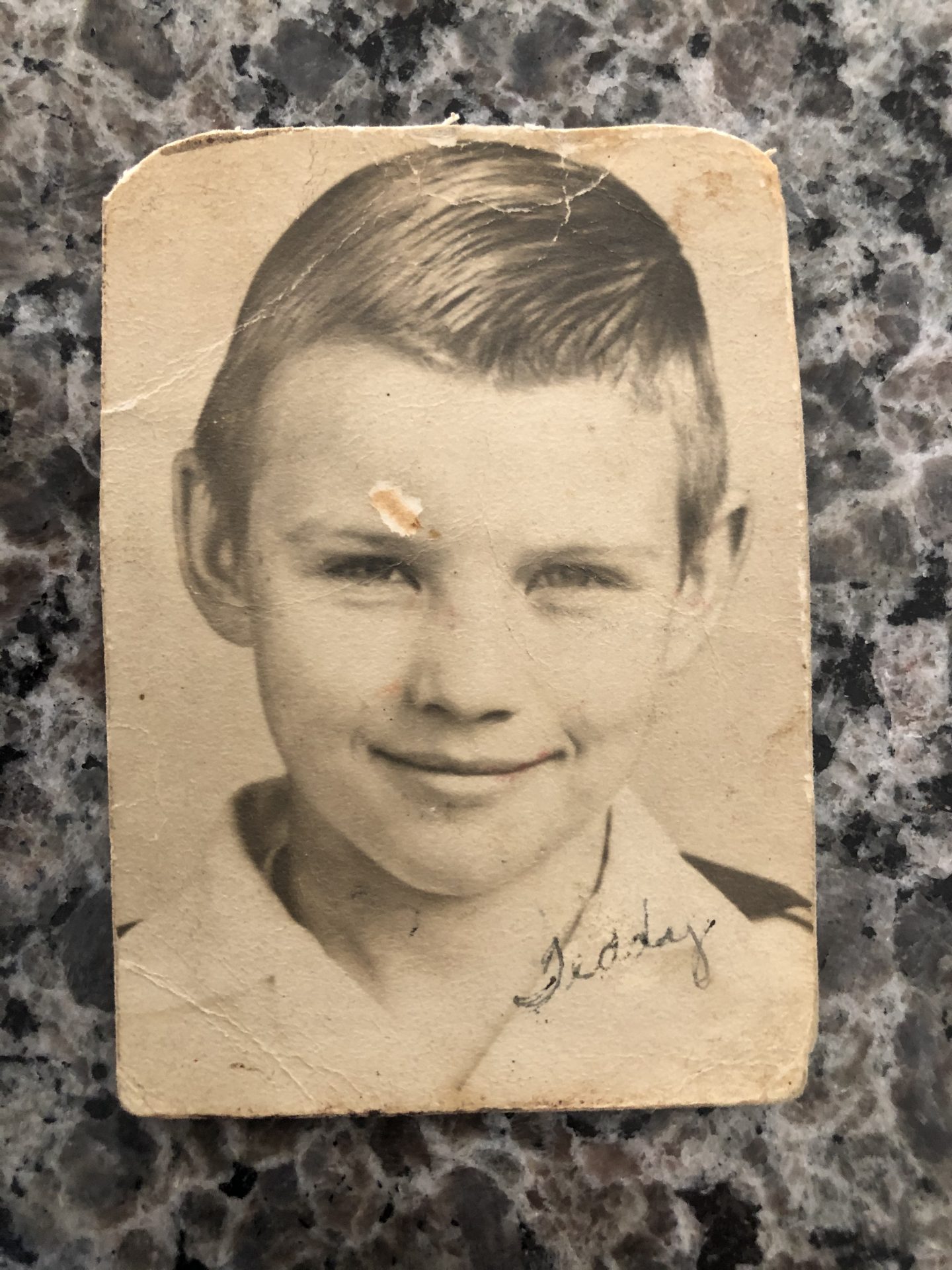 Dad at the age of 10 or 11 (1947)