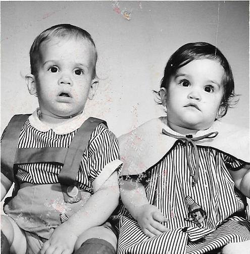 twins always photographed together.