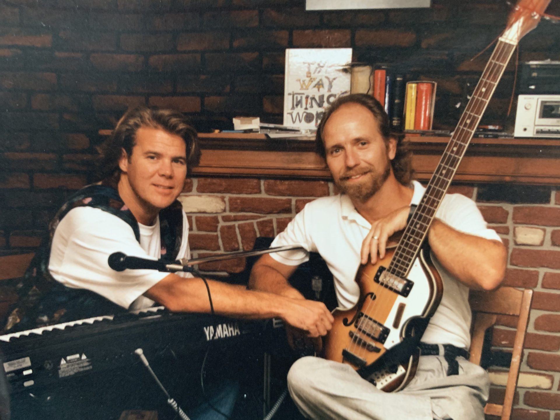 Tony and Rusty doing what we love.  Such a talent he was. Whenever I hear a song that we shared, I will always remember him. That is life eternal.
