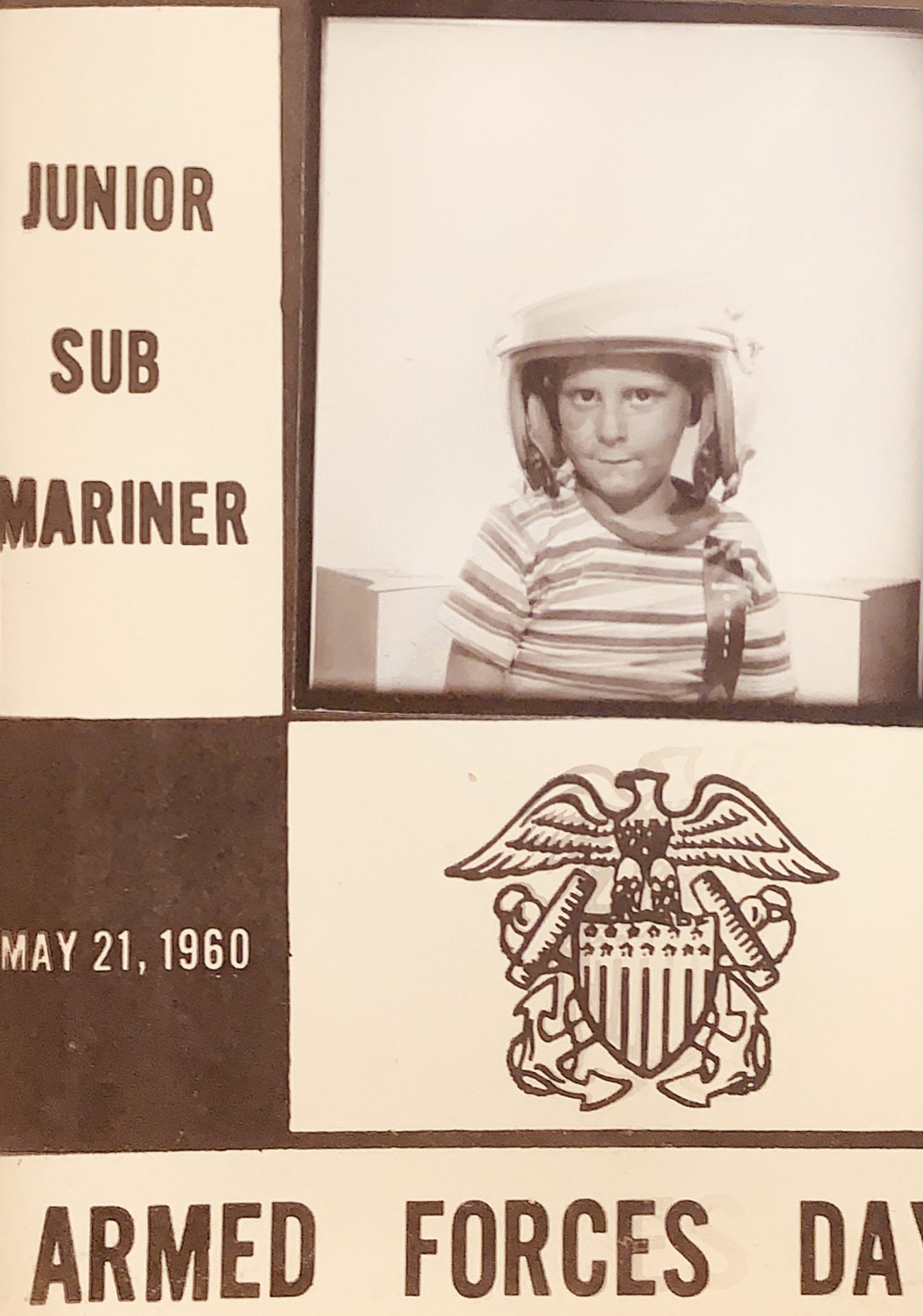 Junior Submariner Dave.