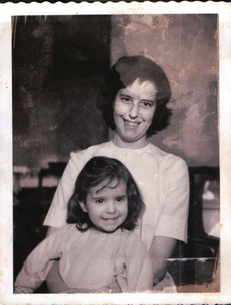 1962 - Virginia and her daughter, Sharon