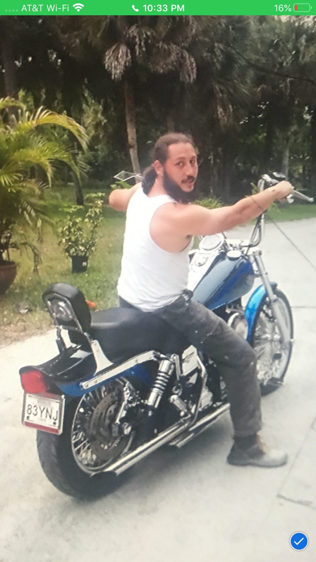 Ready to go!!!!<br />
Love riding my motorcycle every chance I got!!!