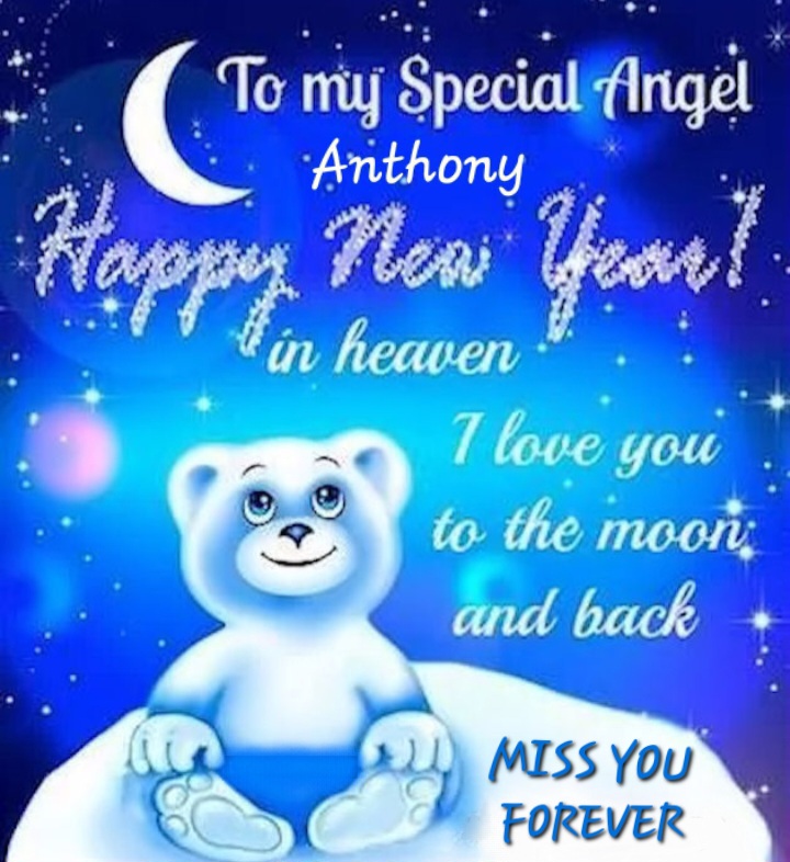 Anthony,<br />
<br />
Another year past and another year is beginning without you in my world.<br />
<br />
As the years go on without you, it doesn't gets any easier.  I just miss you more and more and wish that you were here everyday with me.<br />
<br />
I MISS YOU SO MUCH!<br />
<br />
I LOVE YOU ALWAYS AND FOREVER!