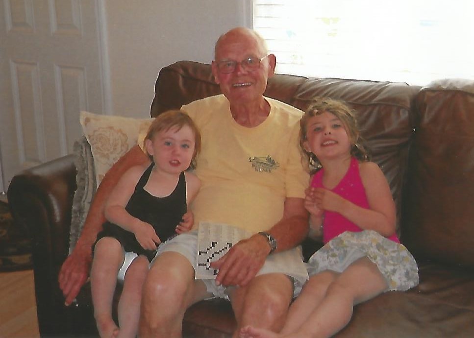 Pop Pop with Lila and Lettie, 2012