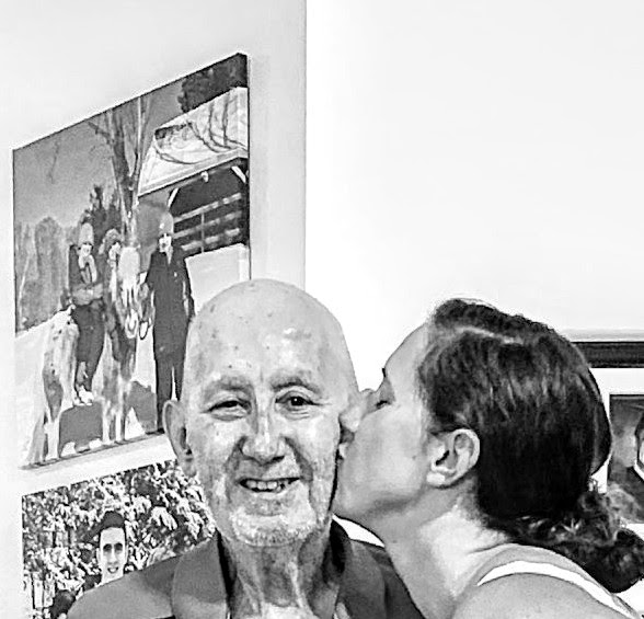 Granddaughter Tynna with Poppa Joe, March 2020
