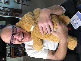 A bear hug from Concetta and Matt.