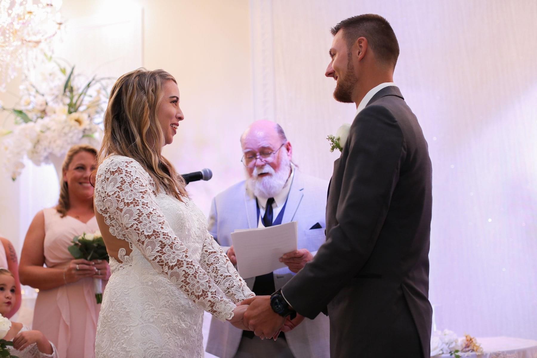 This was the most entertaining wedding I’ve ever been too. I loved that it was perfect in every way and you were a special part of that.  Rev. Amos