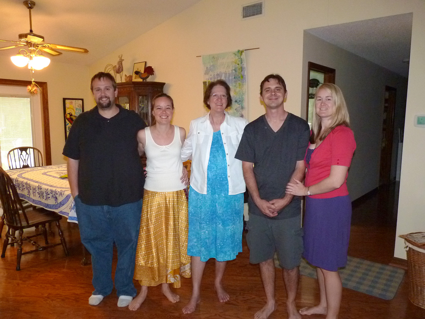 Easter 2015 (Left to right - Ken Donnelly, Katy Donnelly, Calandra Thurrott, Jovan Ragia, Jillian Ragia)