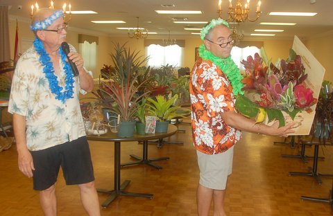 FECBS Club Meeting Luau with close friend Rick Ryals