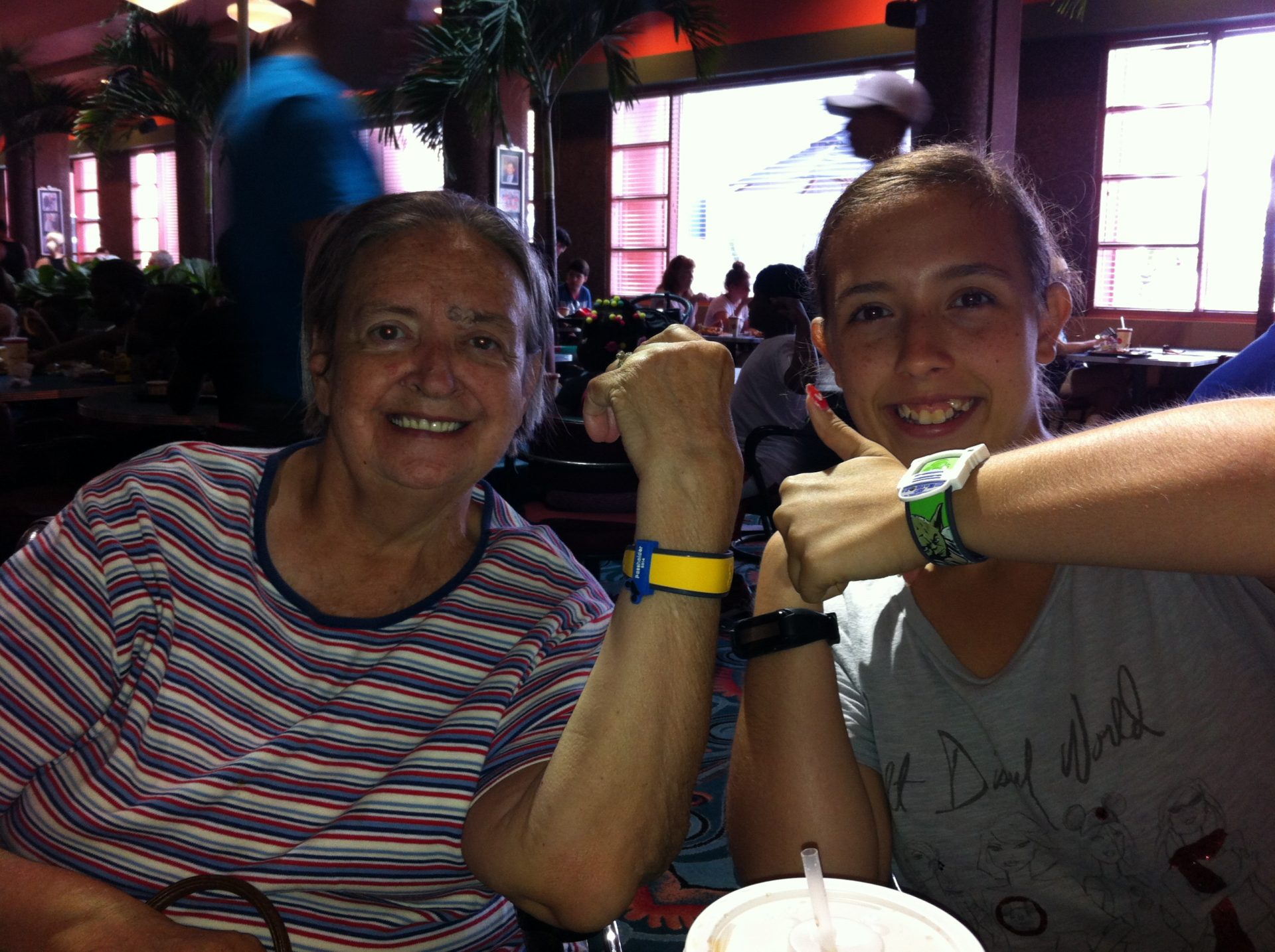 Let's try these new magic bands