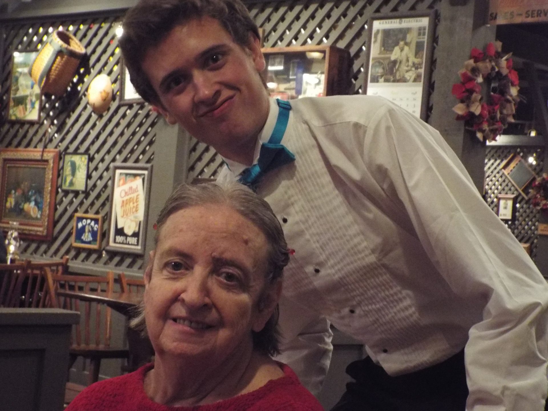 Grammy supported every school performance - with dinner at Cracker Barrel afterwards
