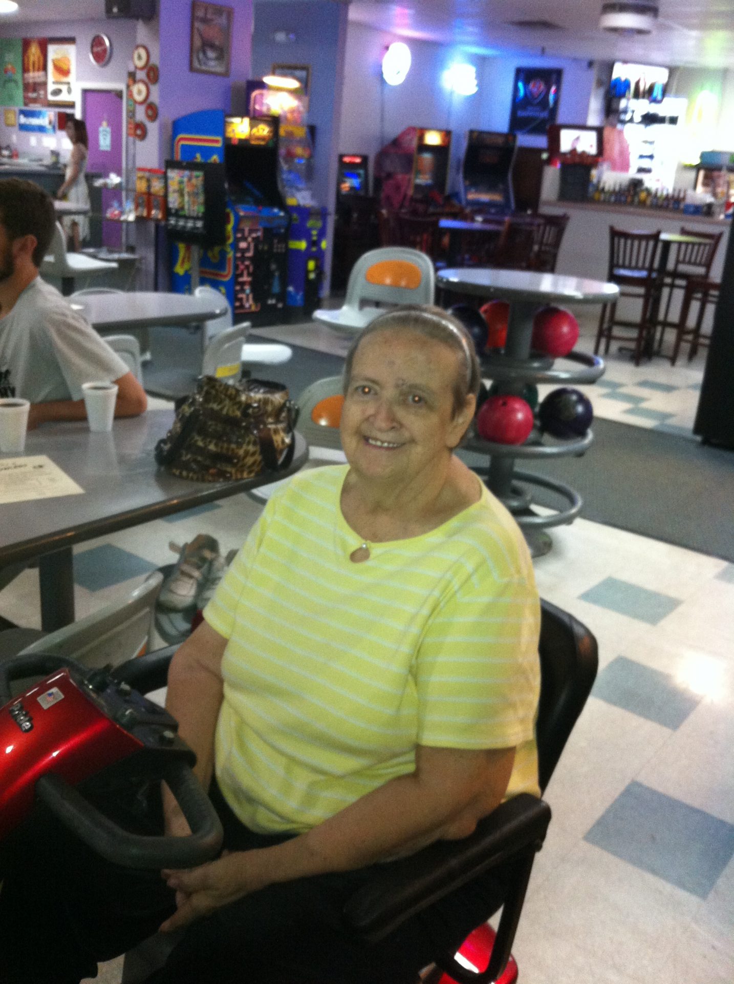 Teaching all of us how to bowl