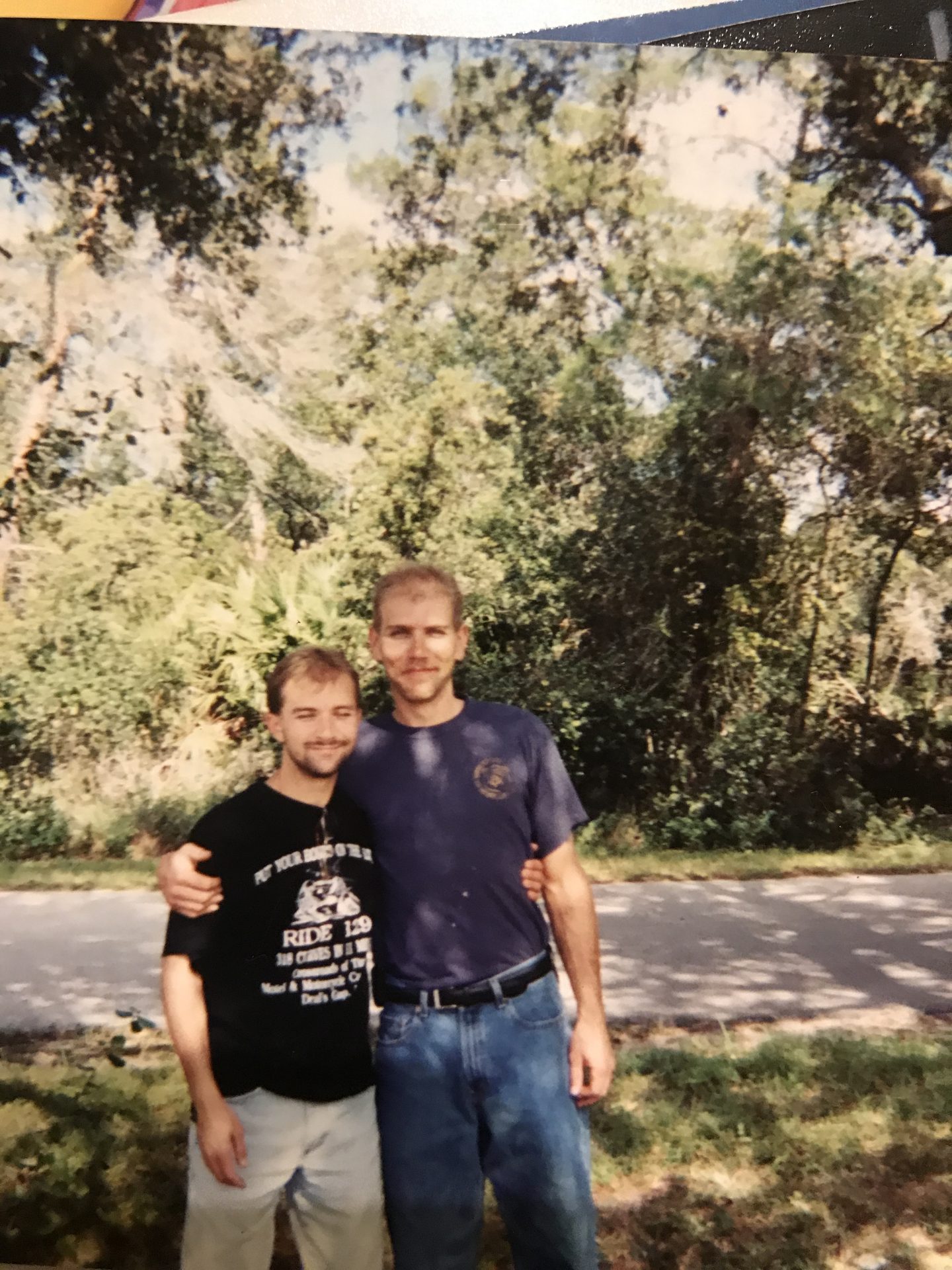 Randy and David, many years ago.