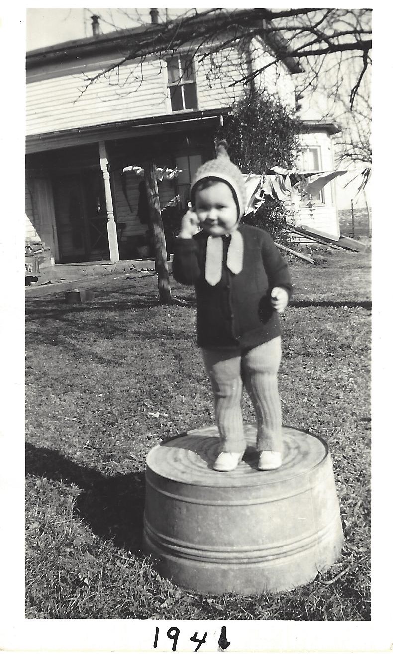 2 year old Joann. Always the entertainer