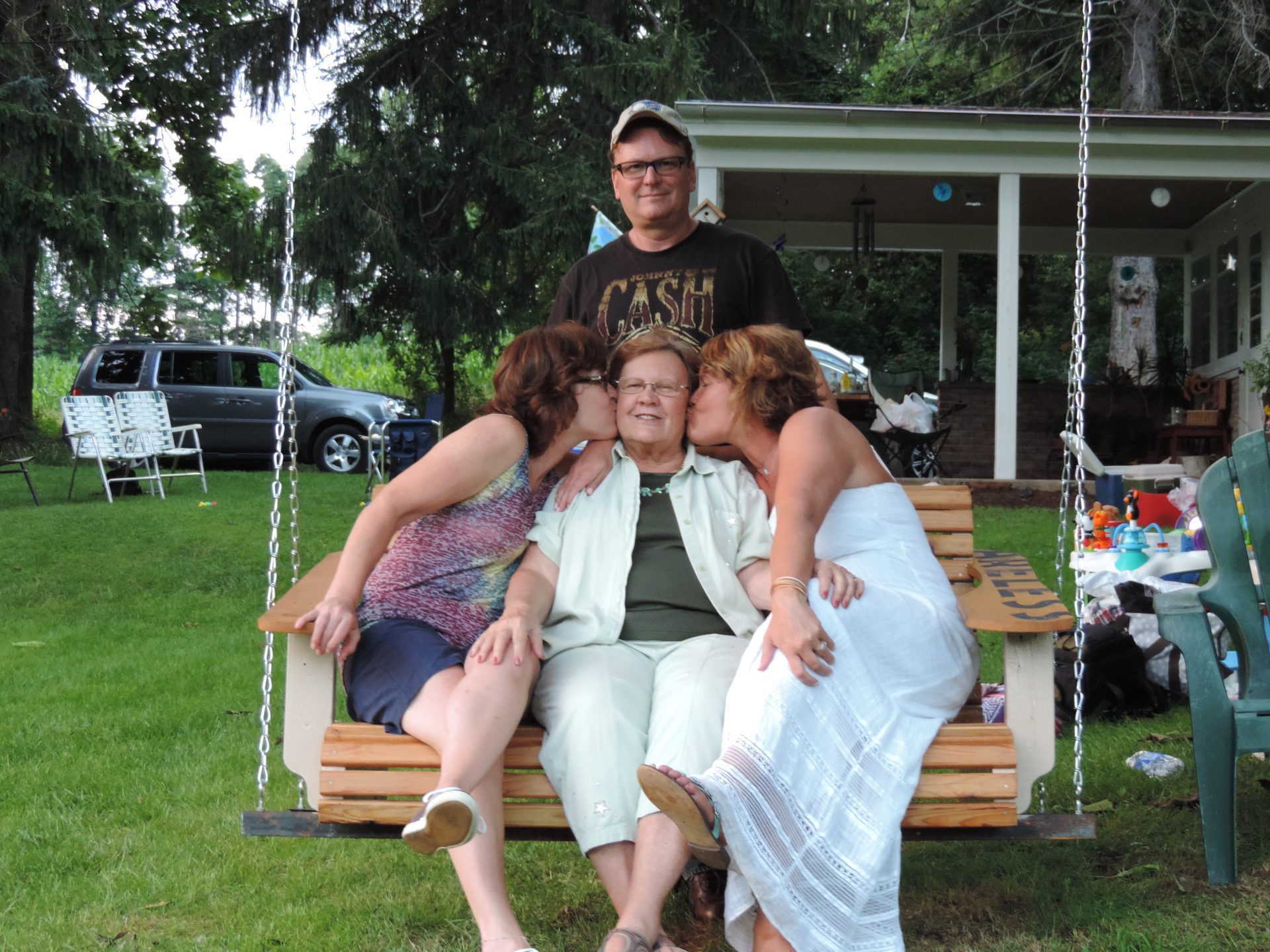 Mom's 75th with her children