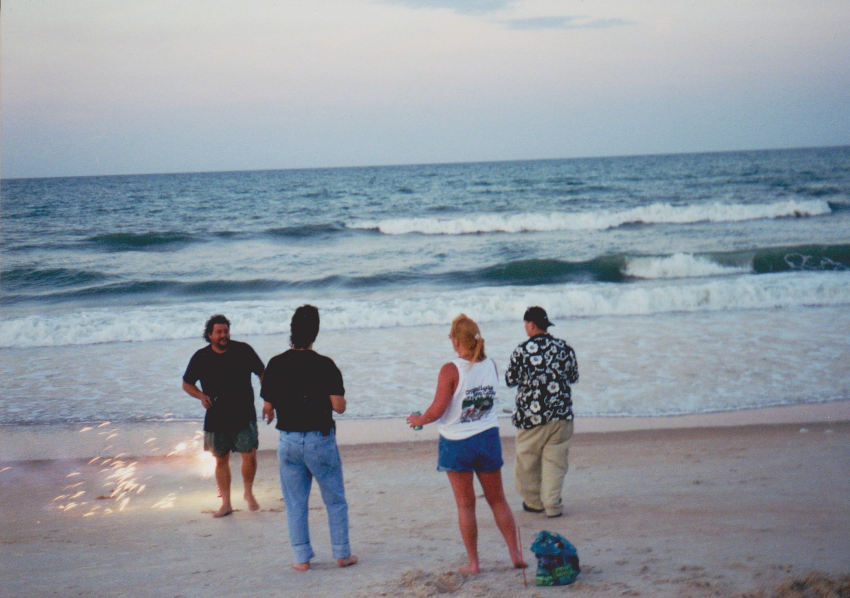 At the beach