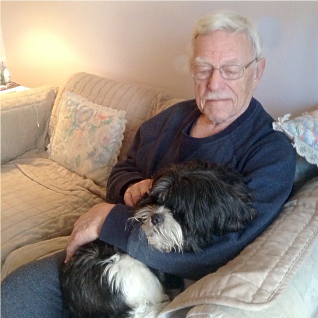 Dad and dog