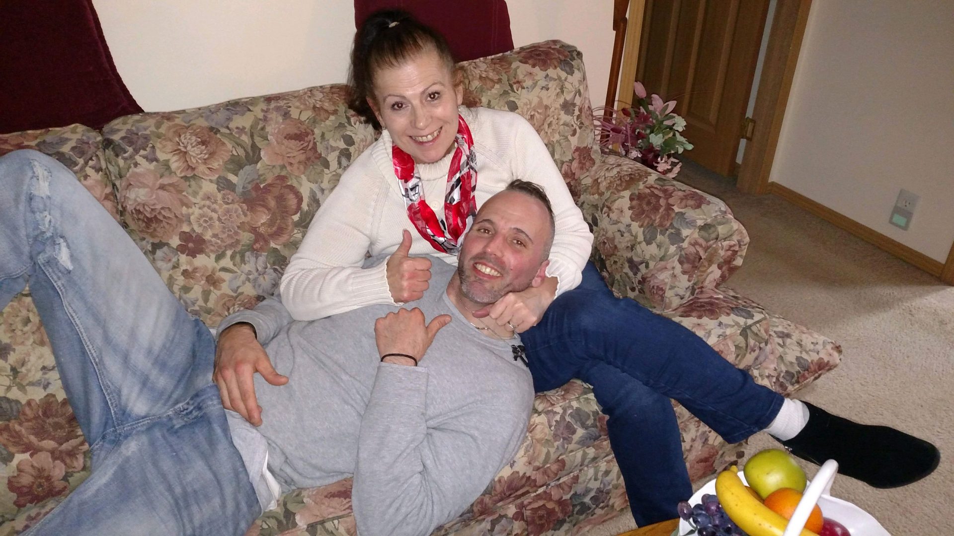 Aunt Susan with Ed....better days. RIP