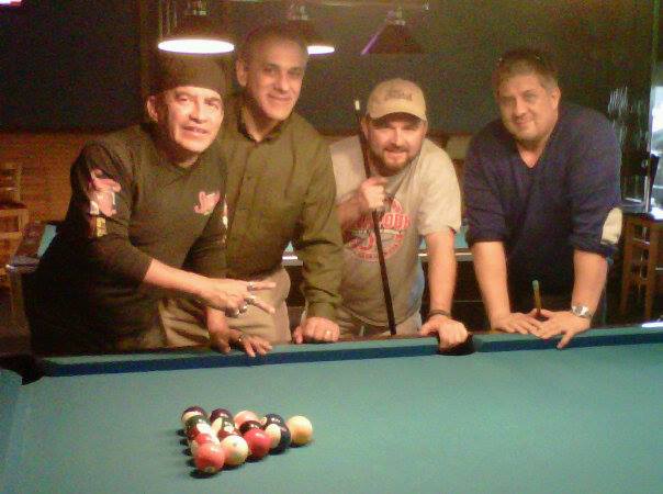 2014 Pool Match with Juan, Bondi, Chris and Gene