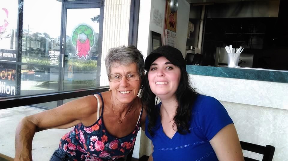 Visited Aunt Midge when she just moved to Daytona. This is us getting some Chinese food!