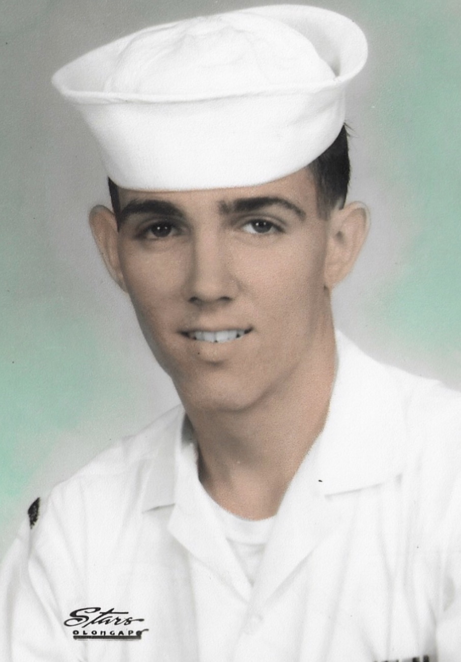 This is a picture of Dad when he enlisted in the Navy.
