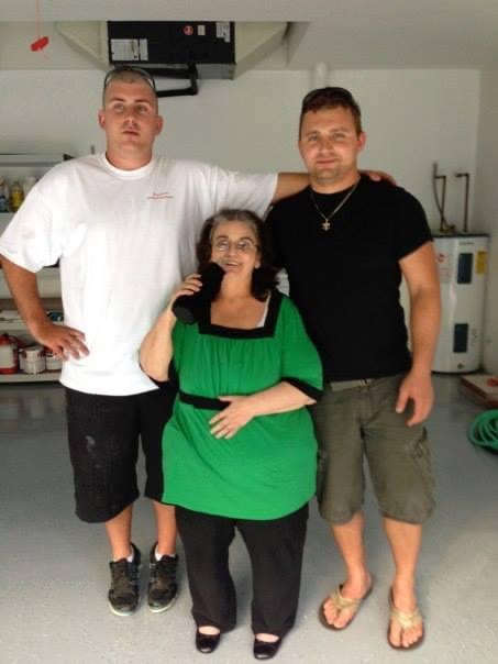 Grandma and her Two very handsome grandsons