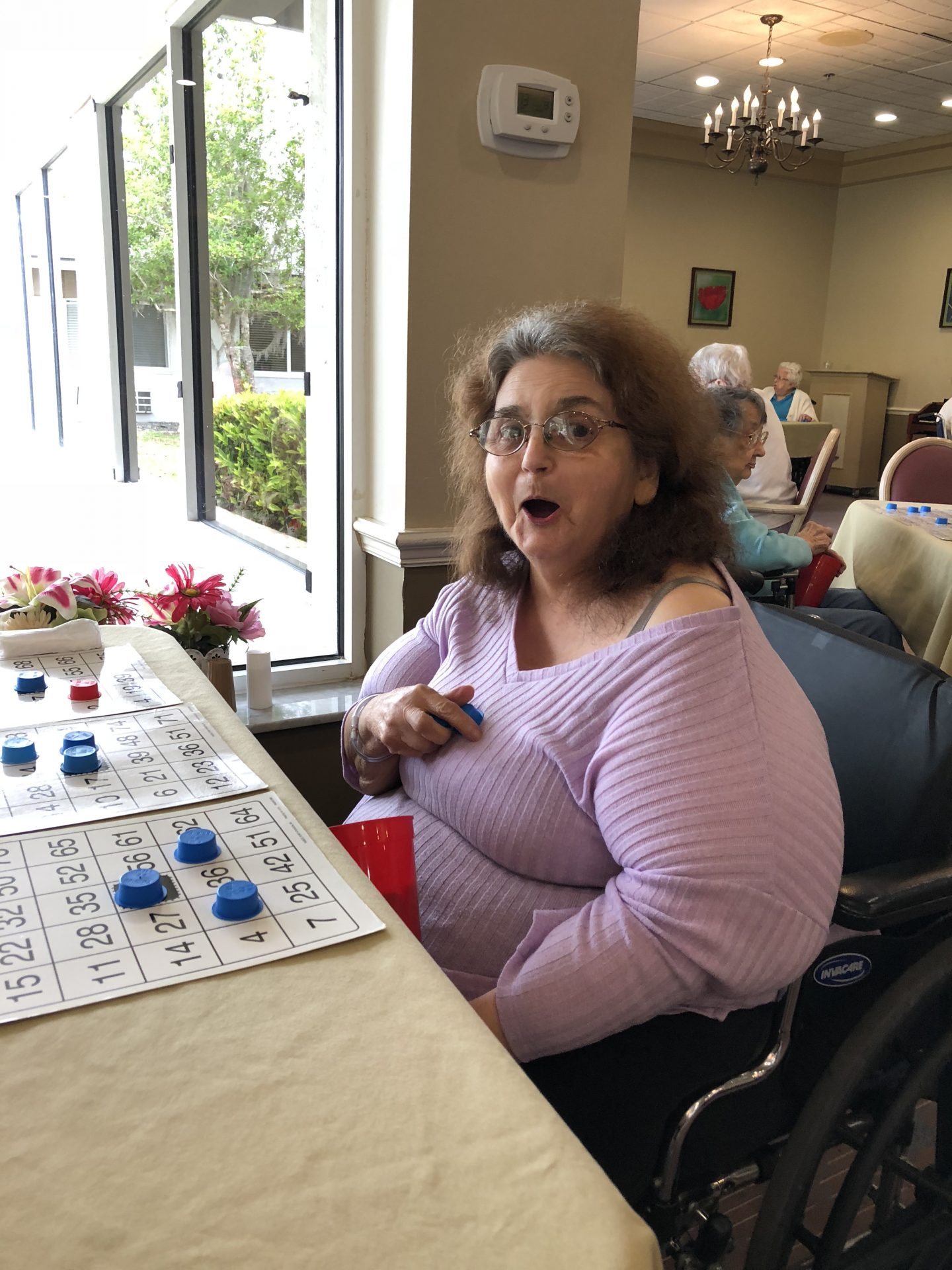 Mom sure loved her bingo.