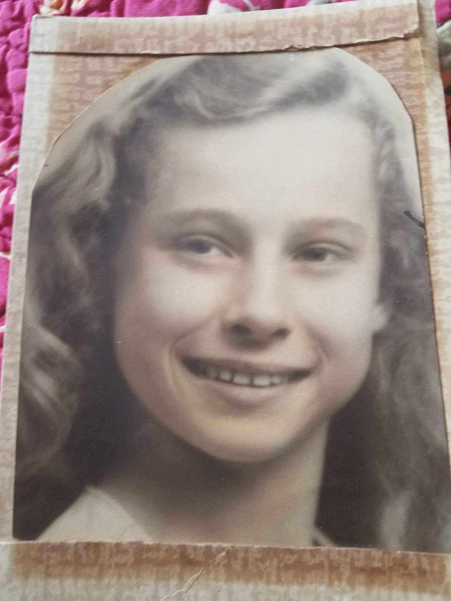 Barbara at 13 years old