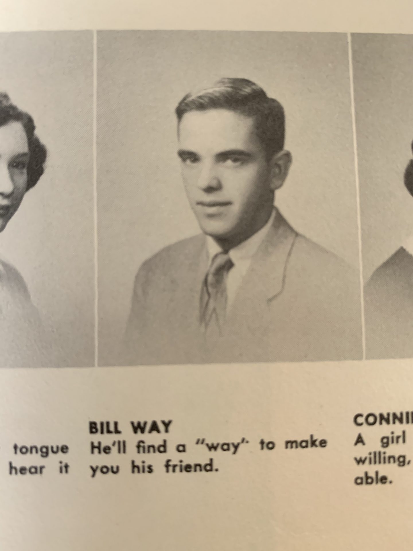 Senior year at Minnetonka High School, 1956.