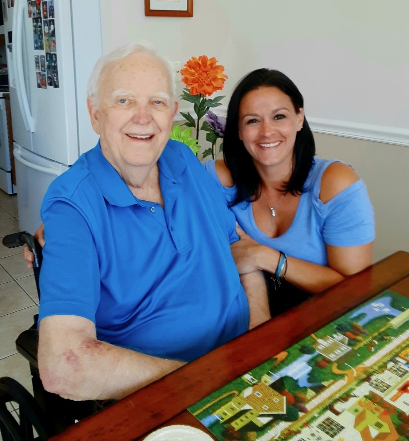 My handsome Grandpa conquering the puzzle ❤️