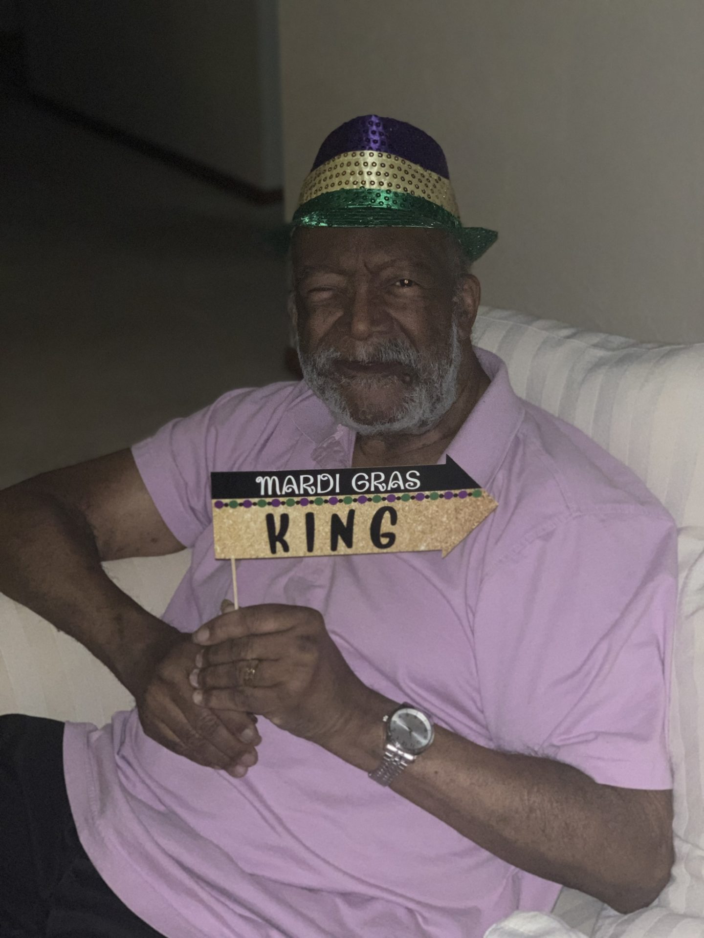 Dad was always up for a party!