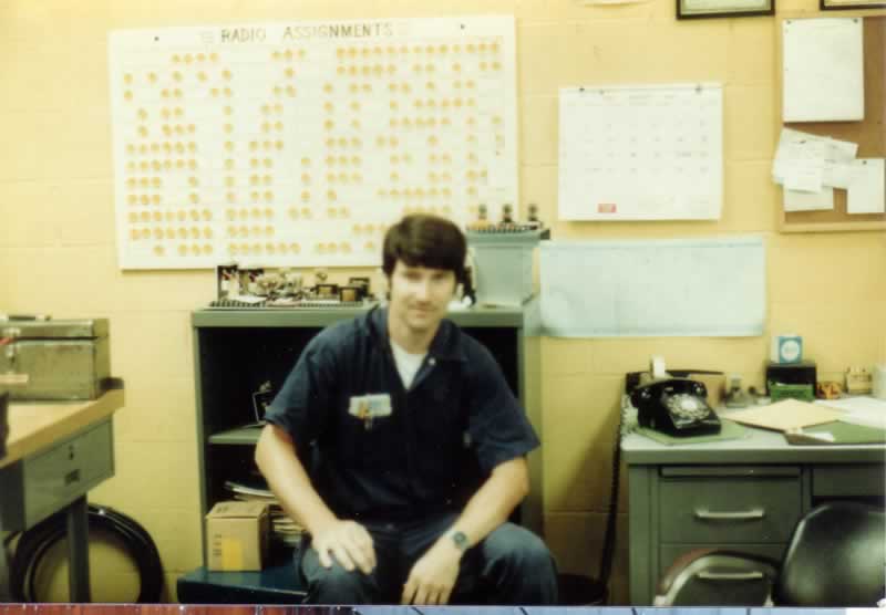 This is Howie back in the 80's in the radio shop at Com/Electric