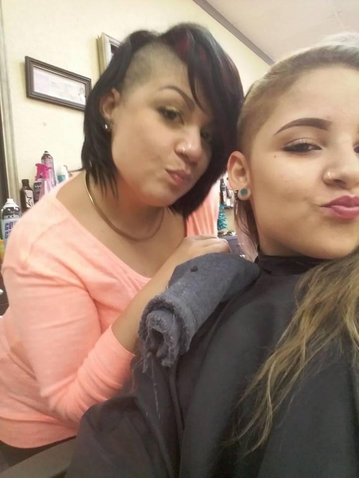 Patty and her oldest daughter Najmah