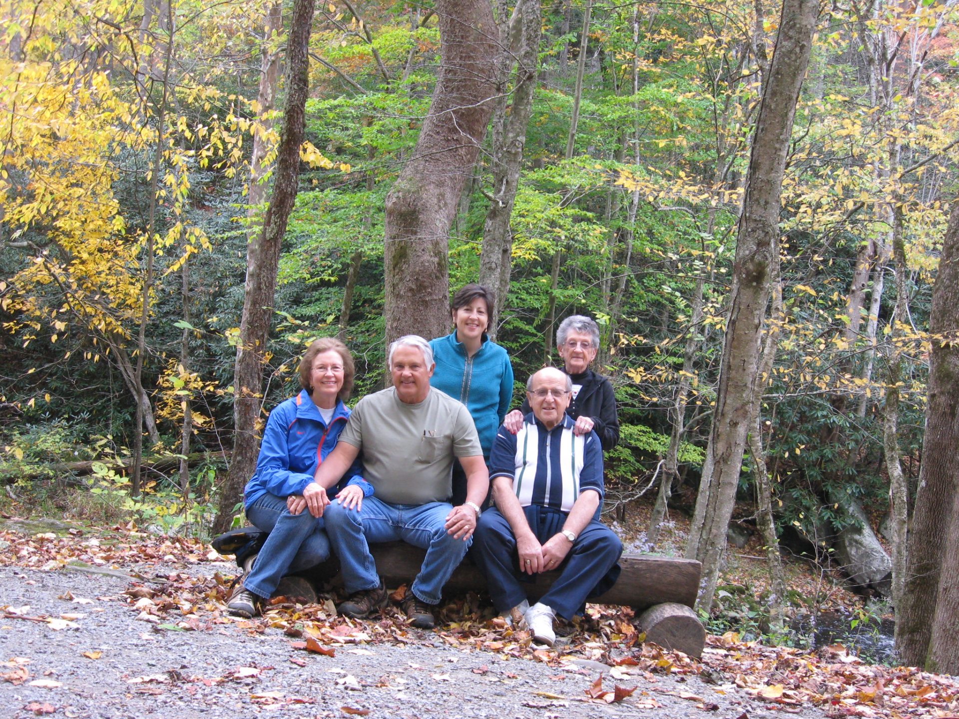 We always enjoyed spending time together in the Smoky Mountains.