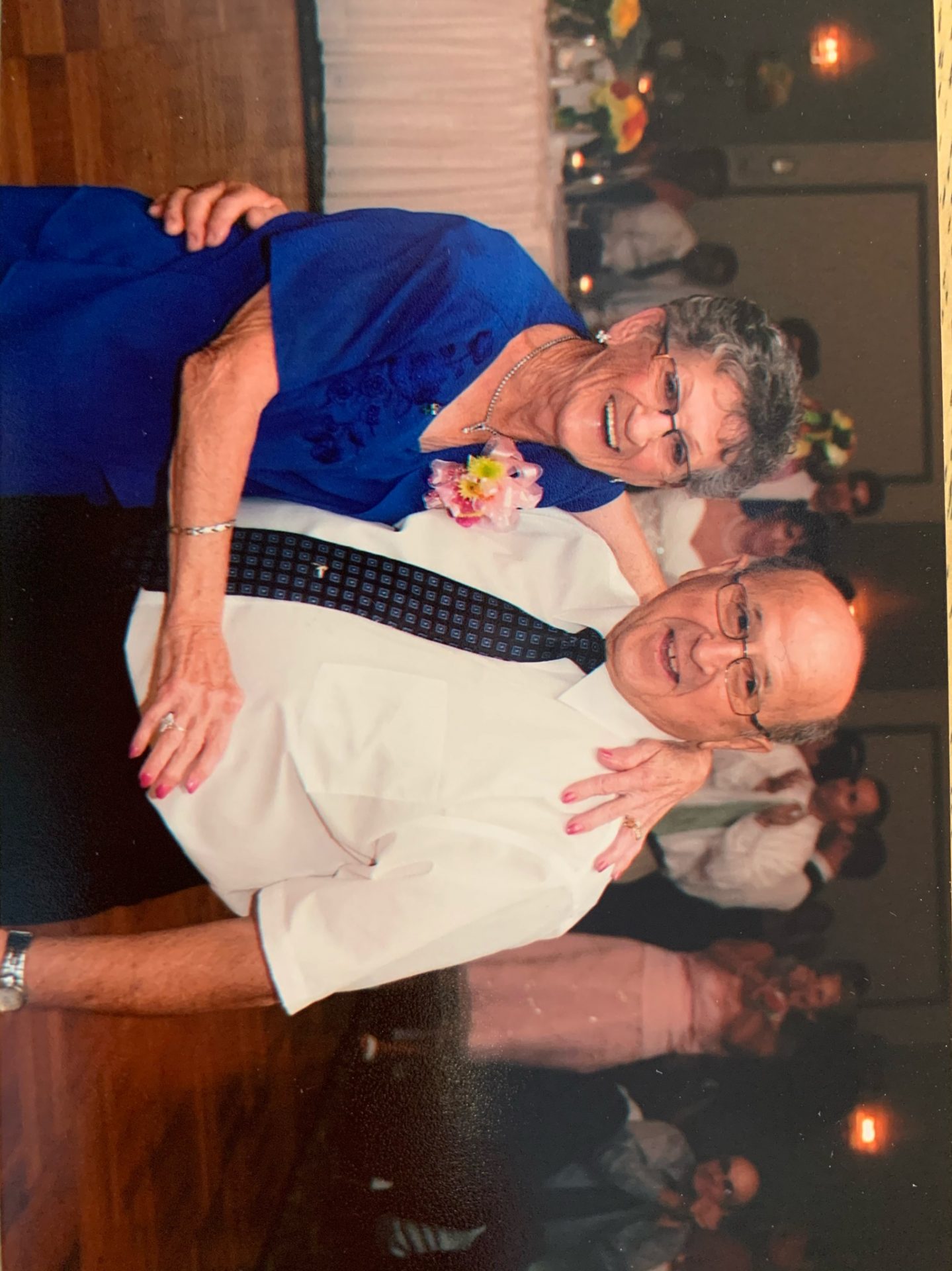 Lauren’s wedding , the dancing couple